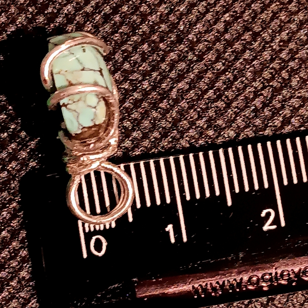 Turquoise Pendant Sterling Silver - Picture 11 of 12